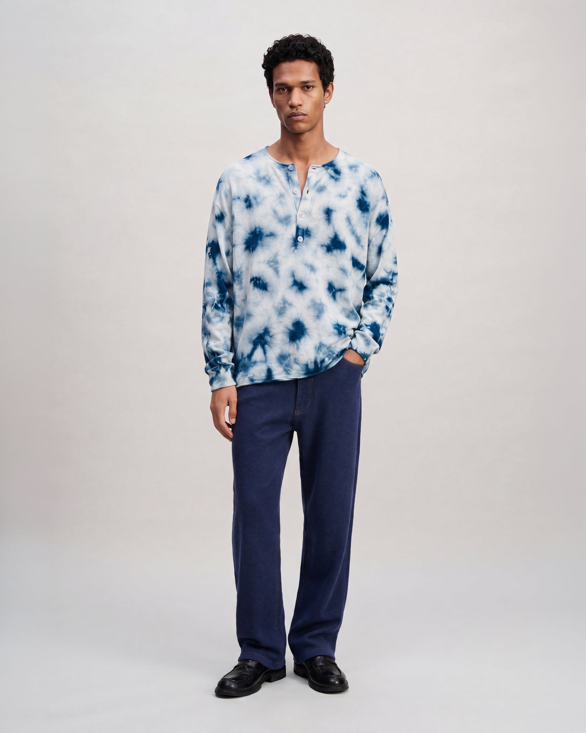 Blue Tie & Dye Shirt