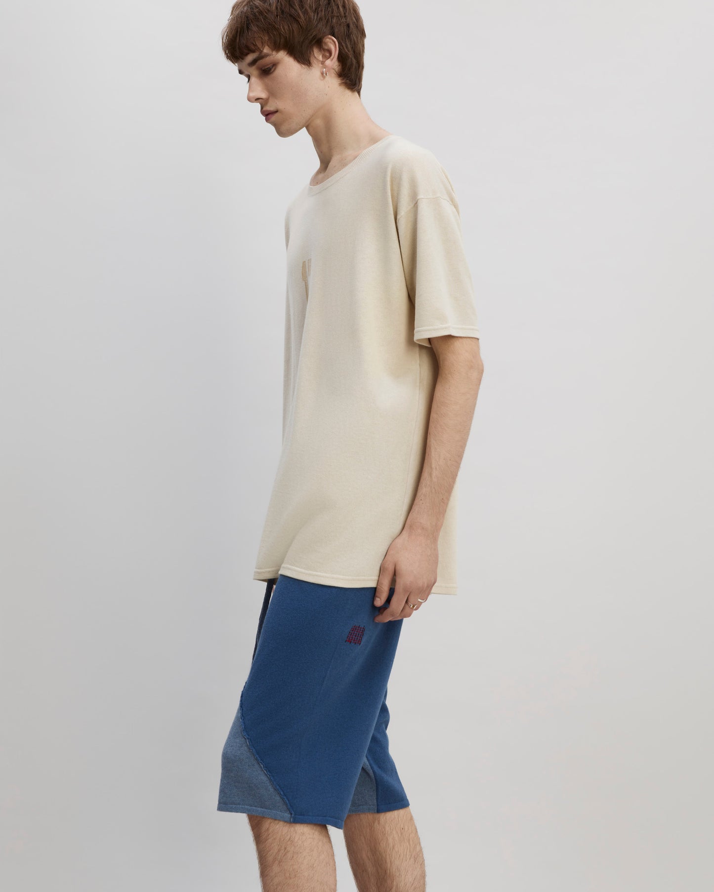 Blue Jersey Shorts