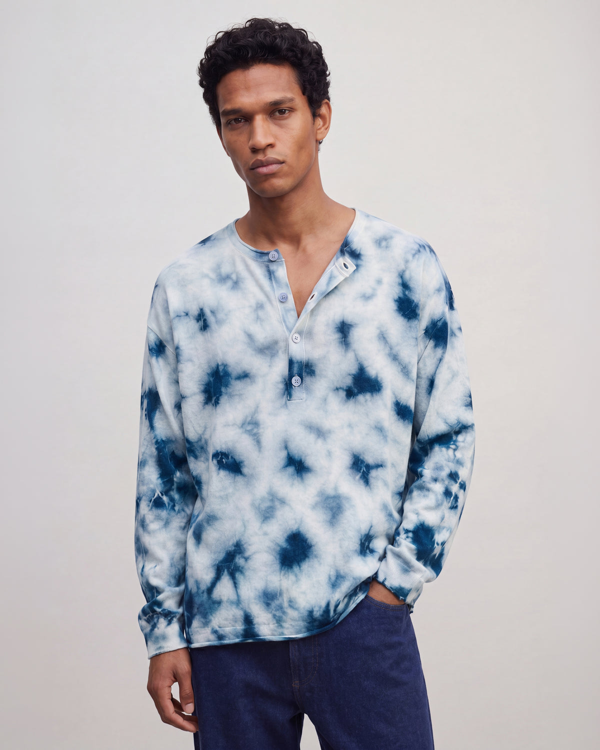 Blue Tie & Dye Shirt