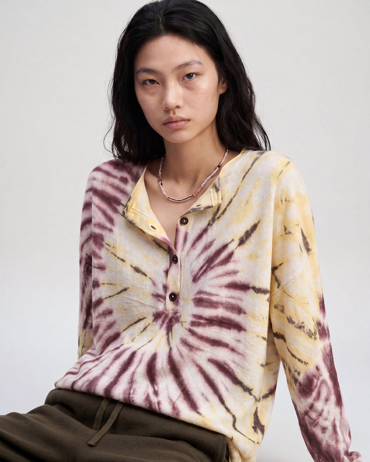 Yellow Tie & Dye Shirt