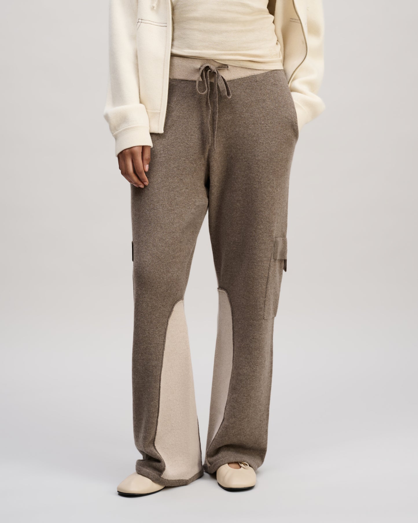 Beige Cargo Pants